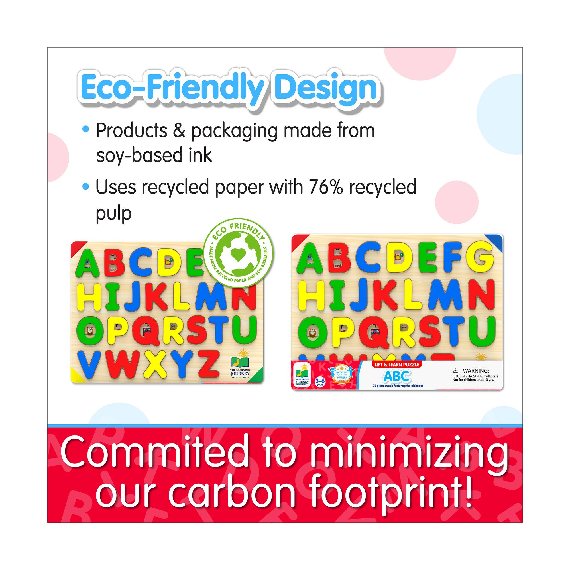 Lift & Learn Puzzle - ABC: 26 Pcs